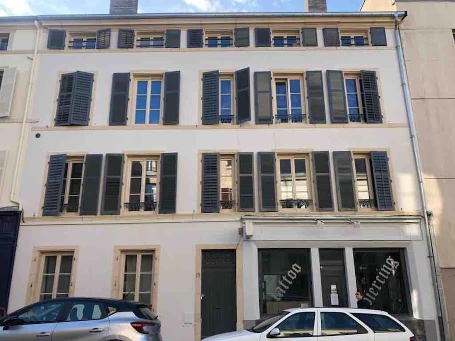 Ferienwohnung Les Pyou-Pyous Nancy Exterior foto